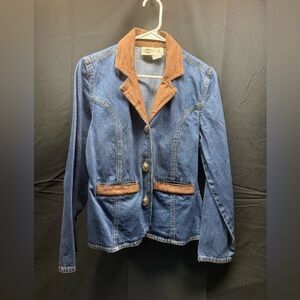 Rod’s Blue and Brown Jean Western Jacket Sz M (9aj)